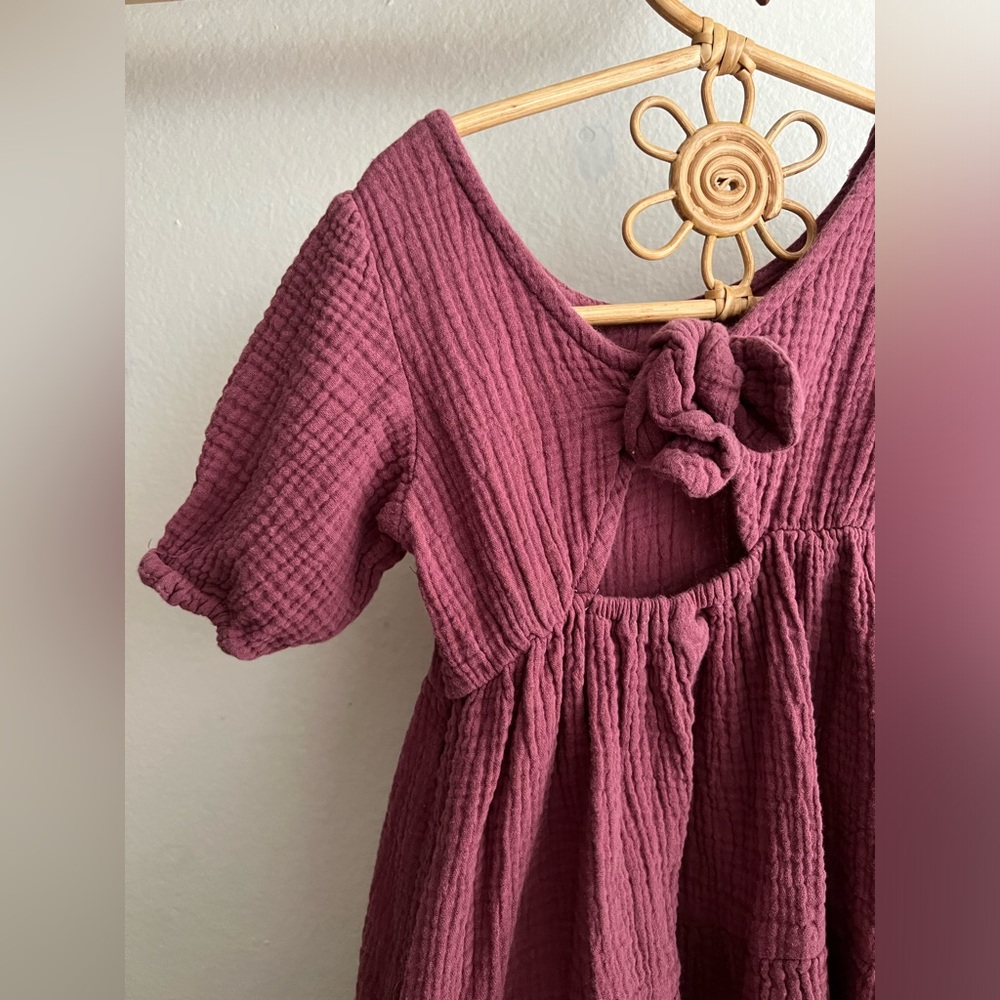 Cotton on with back bow dress